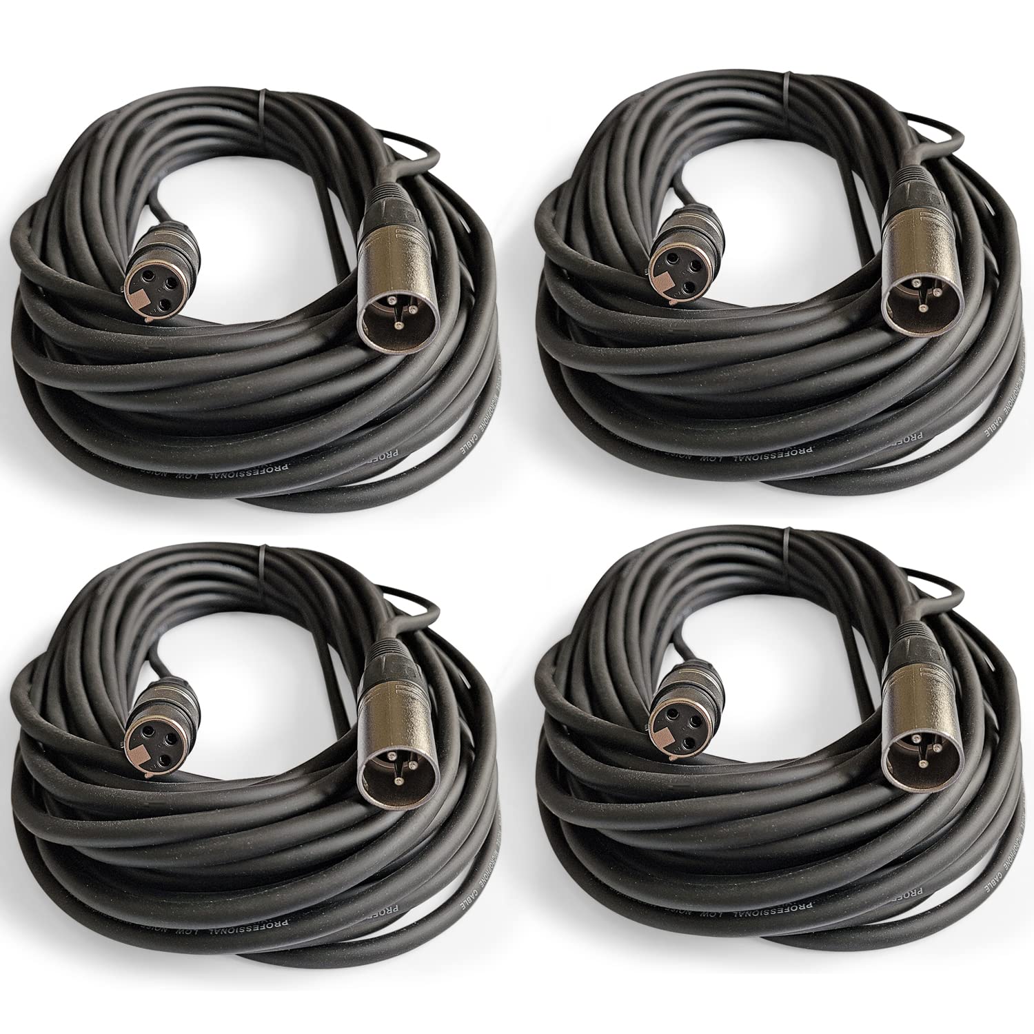 AxcessAbles 20ft XLR Male to Female Microphone Cable | U.S. Based Smal