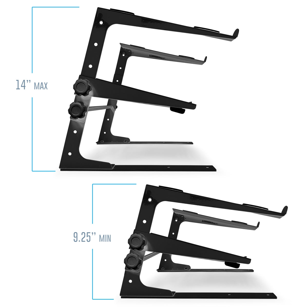 Portable Folding Laptop Stand Black, AxcessAbles