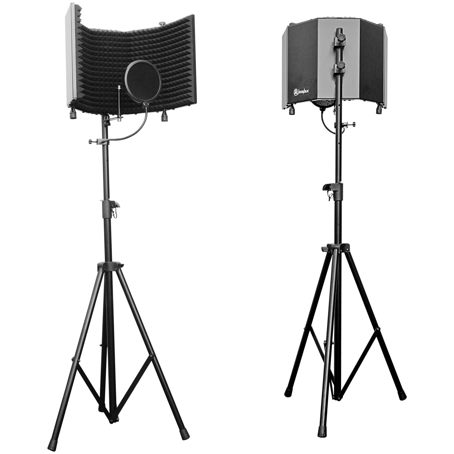 Microphone Isolation Shield Tripod Stand and Pop Filter